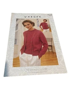 Jaeger Women's Twinset Knitting Pattern 5239. 32-42 In. Used Spec Stains - Picture 1 of 2
