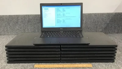 Lote de 13 Laptop Dell Latitude 7290 12.5" i5-i7 8th 8GB Sin Botas de Almacenamiento para BIOS Foto 1 de 4