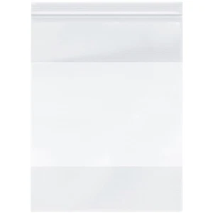 Plymor 10" x 13", 4 Mil w/ White-Block Heavy Duty Zipper Reclosable Plastic Bags - Picture 1 of 2