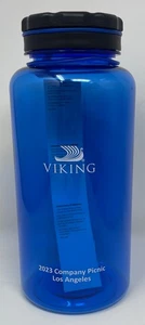 Viking River Cruises h2go Blue Water Bottle 2023 Company Picnic Los Angeles - Picture 1 of 6