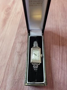 Elgin Mechanische Handaufzug Silber Damen Antike Uhr Teile/Reparatur - Bild 1 von 8