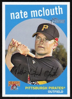 2008 Topps Heritage #290 Nate McLouth - Image 1 of 2