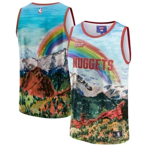 Unisex NBA & KidSuper Studios by Fanatics Blue Denver Nuggets Hometown Jersey - Picture 1 of 6