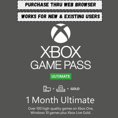Xbox Game Pass Ultimate 1 месяц живая золотая подписка (только США) XGPU - Изображение 1 из 3