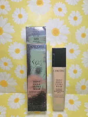 LANCOME TEINT IDOLE ULTRA WEAR COMFORT ORIGINAL FORMULA 320 BISQUE W READ DESCRI - Image 1 of 4