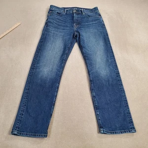 American Eagle Jeans Mens 30x30 Blue Original Straight Leg Flex Stretch Faded - Picture 1 of 12