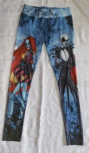 Leggings para mujer azul Pesadilla antes de Navidad Jack & Sally talla L - Imagen 1 de 11