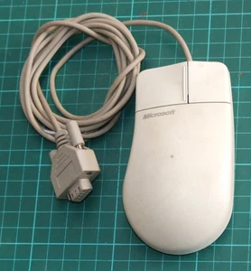 Microsoft 2-button Serial Mouse 2.0A vintage computer mouse - Picture 1 of 2