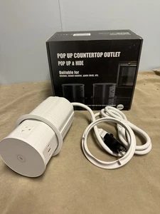 ANNQUAN 20 Amp 4.75” Pop Up Countertop Outlet & 15W Wireless Charger - Must See! - Picture 1 of 7