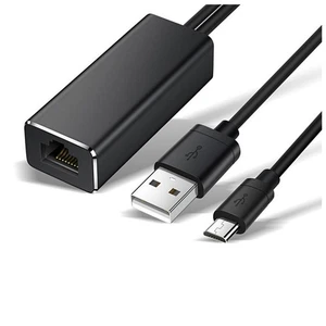 Adaptador Ethernet Micro-USB 10/100Mbps para Fire Stick USB a RJ45 USB Card6695 - Imagen 1 de 8