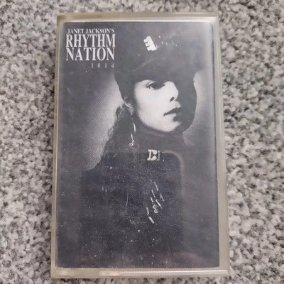 Janet Jackson Rhythm Nation 1814 Cassette Tape Album - Image 1 of 3