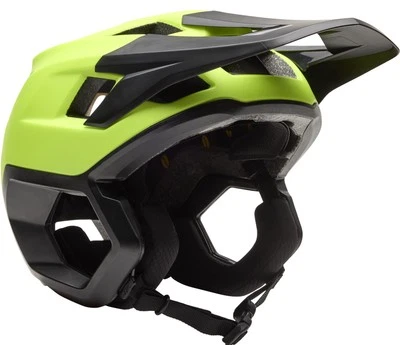 Casco de bicicleta de montaña Fox Racing Dropframe MTB amarillo fluo LG Foto 1 de 4