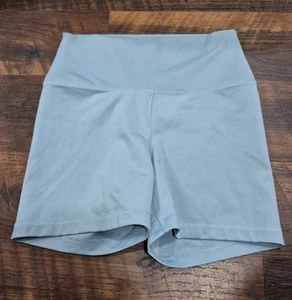 Pantalones Cortos Atléticos Yogalicious Lux Para Mujer Azul Ajustado Motociclista Talla Grande - Imagen 1 de 8