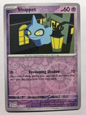 Shuppet 087/198 SVI SV01: Scarlet & Violet Base Set Common Reverse Holo NM Pokem - Image 1 of 2
