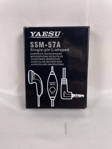 Yaesu SSM-57A Auricolare/Microfono a forma di L a pin singolo - Foto 1 di 3
