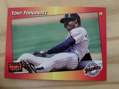 1992 Donruss Triple Play - #165 Tony Fernandez - Image 1 of 4