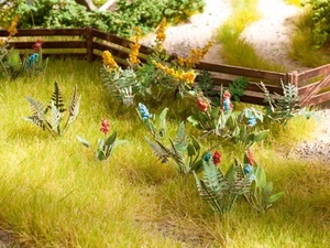 NOCH Feld- und Wiesenpflanzen, 17 Miniatur-Pflanzen für Modellbau, ideal für - Bild 1 von 5