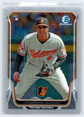 2014 BOWMAN CHROME #7 JONATHAN SCHOOP ROOKIE - Image 1 of 2