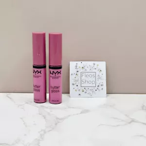 NYX Butter Gloss Lipgloss Eclair 2-pack - Fullsize & Authentic - Picture 1 of 3