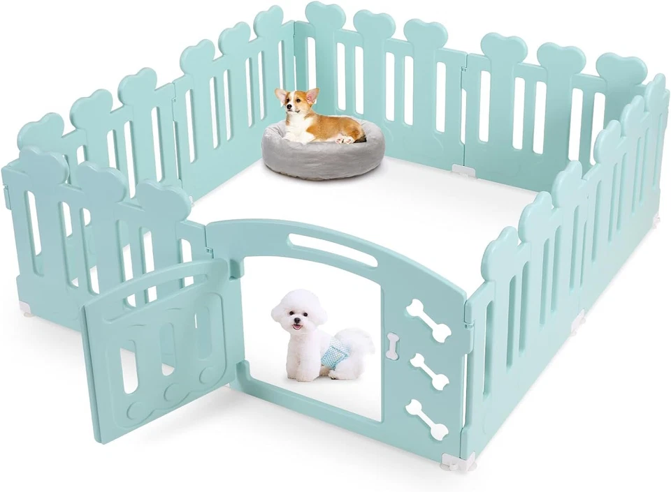 Playpen Playpen, Puppy Fence, Pet Fence Barrier Playpen Foldable - Image 1 of 1