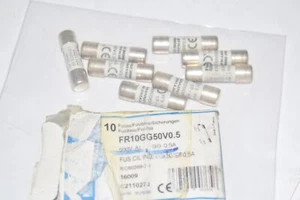 8 Stück NEUE Mersen FR10GG50V0,5 Sicherungen 500V  - Bild 1 von 3