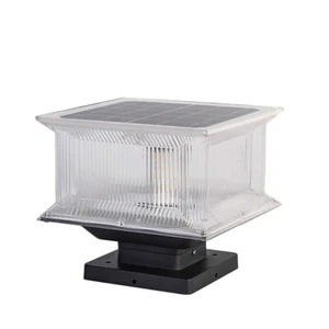 Solar Post Cap Lights For Yard Garden Post Pole Pillar Mount Landscape Driveway - Picture 1 of 12