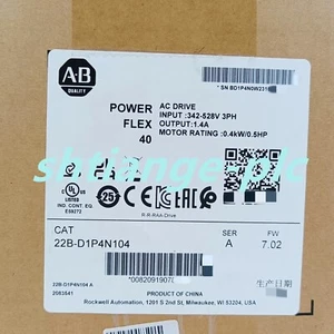 NUEVO 22B-D1P4N104 22BD1P4N104 PowerFlex AC Drive en stock envío rápido - Imagen 1 de 7