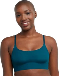 Hanes Ultimate Ultra Light Wirefree Bra Green Comfort Flex Fit Size Small NWT - Picture 1 of 6