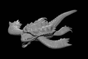 Dragon Turtle for D&D Dungeons and Dragons Pathfinder DND Mini - Imagen 1 de 1