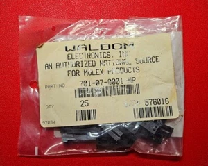 WALDOM MOLEX 701070001 Male Pin Rectangular Connector 2.54mm Pitch - Pack Of 25 - Picture 1 of 2