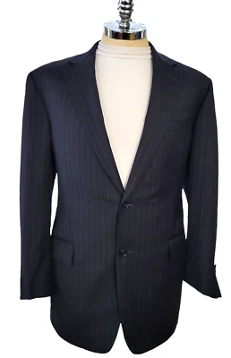 Samuelsohn Mens Blazer Gray US Size 44R Designer Jacket Wool Preppy Sports coat - Image 1 of 4