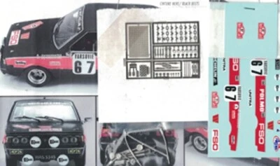 Transkit 1/43 POLONEZ 105 RALLYE MONTECARLO '79 JAROSEWICZ-ZISZKOWSKI Arena Tk52 - Immagine 1 di 2