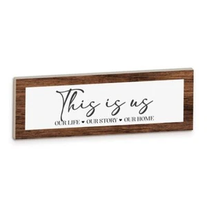 Decorazione This is us Scritta in legno da appendere Casa Famiglia - Imagen 1 de 3