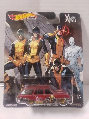 Hot Wheels X-MEN 2019 Car Culture Nissan Skyline Van pilotos reales 5/5 NUEVO Foto 1 de 4