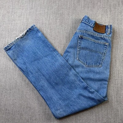 Pantalones de mezclilla Polo Ralph Lauren de colección para mujer con botones de mariposa tiro alto pierna recta Foto 1 de 4