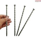 8" Spiral Landscape Edging Stakes - Non-Rust Metal Anchoring Spikes, Pack Of 50