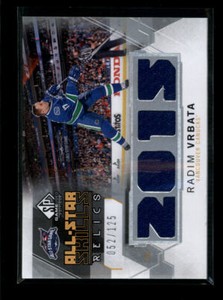 RADIM VRBATA 2015/16 15/16 SP GAME USED QUAD JERSEY #052/125 AG6129