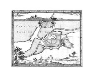 Antique map, Dahlbergh/Pufendorf, Nackschouia - Picture 1 of 1