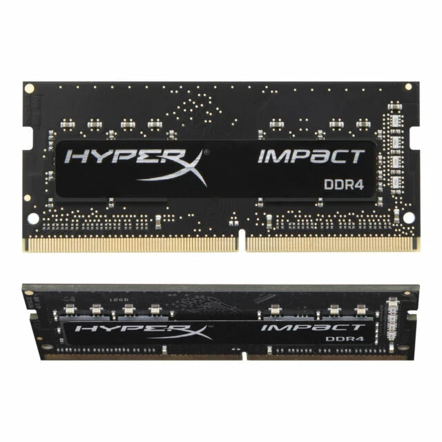 Kingston FURY Impact 32GB (2 x 16GB) PC4-25600 (DDR4-3200) 16GBit SO-DIMM Arbeitsspeicher - Schwarz (KF432S20IBK2/32)