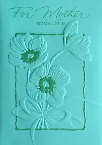 Loving HAPPY MOTHER'S DAY Card FOR MOTHER FROM ALL OF US by Gibson Greetings +✉ - Picture 1 of 5