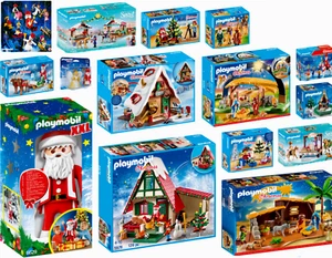 PLAYMOBIL Christmas NATALE Regalo Babbo Natale PRESEPE Avvento - Foto 1 di 73