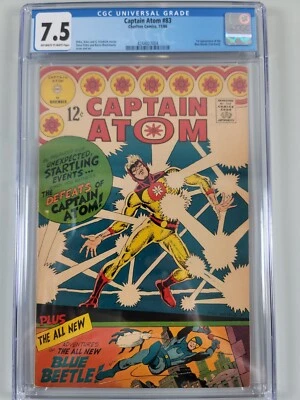 Captain Atom #83 CGC 7.5 1st appearance Blue Beetle (Ted Kord) Steve Ditko 1966! - Image 1 of 4