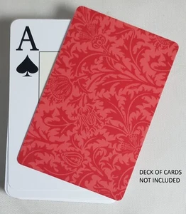 Premium Bridge Size Red Poker Cut Card For Dealer Stiff and Flexible Plastic - Picture 1 of 1