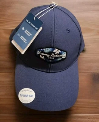 NWT Tommy Bahama Snapback Adjustable Golf Cap Embroidered Logo-One Size Fits All - Image 1 of 4