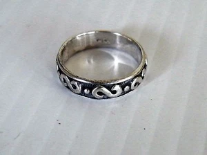 Schön gestalteter Sterling Silber Ring 0,925 Größe 7 1/2 - Bild 1 von 2