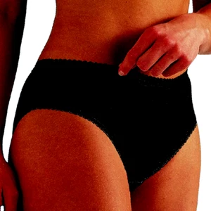 Scudotex Periodische saugfähige Unterhose Menstruationszyklus Baumwolle Liberty Schwarz Schwarz - Bild 1 von 4