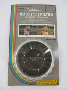 Tiffen 62mm Neutral Density Filter For All Films Glass Lens, New Old Stock - Picture 1 of 5