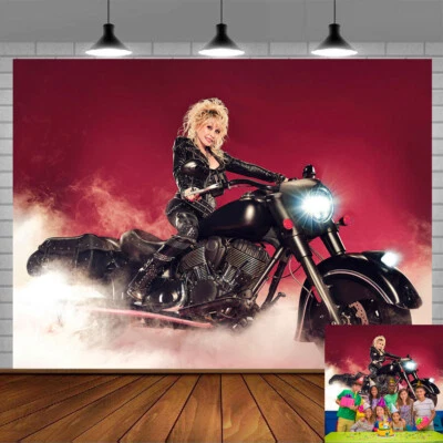 Dolly Parton Party Decorations Birthday Backdrop Banner Poster Vinyl 7x5ft - Image 1 of 4