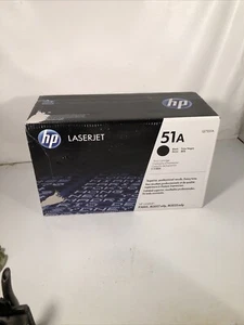 HP 51A/Q7551A  Black Toner Cartridge - Picture 1 of 12