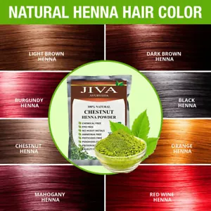 Natural Pure Organic Henna Hair Color 100% Chemical Free Herbal Hair Dye Powder - Picture 1 of 5
